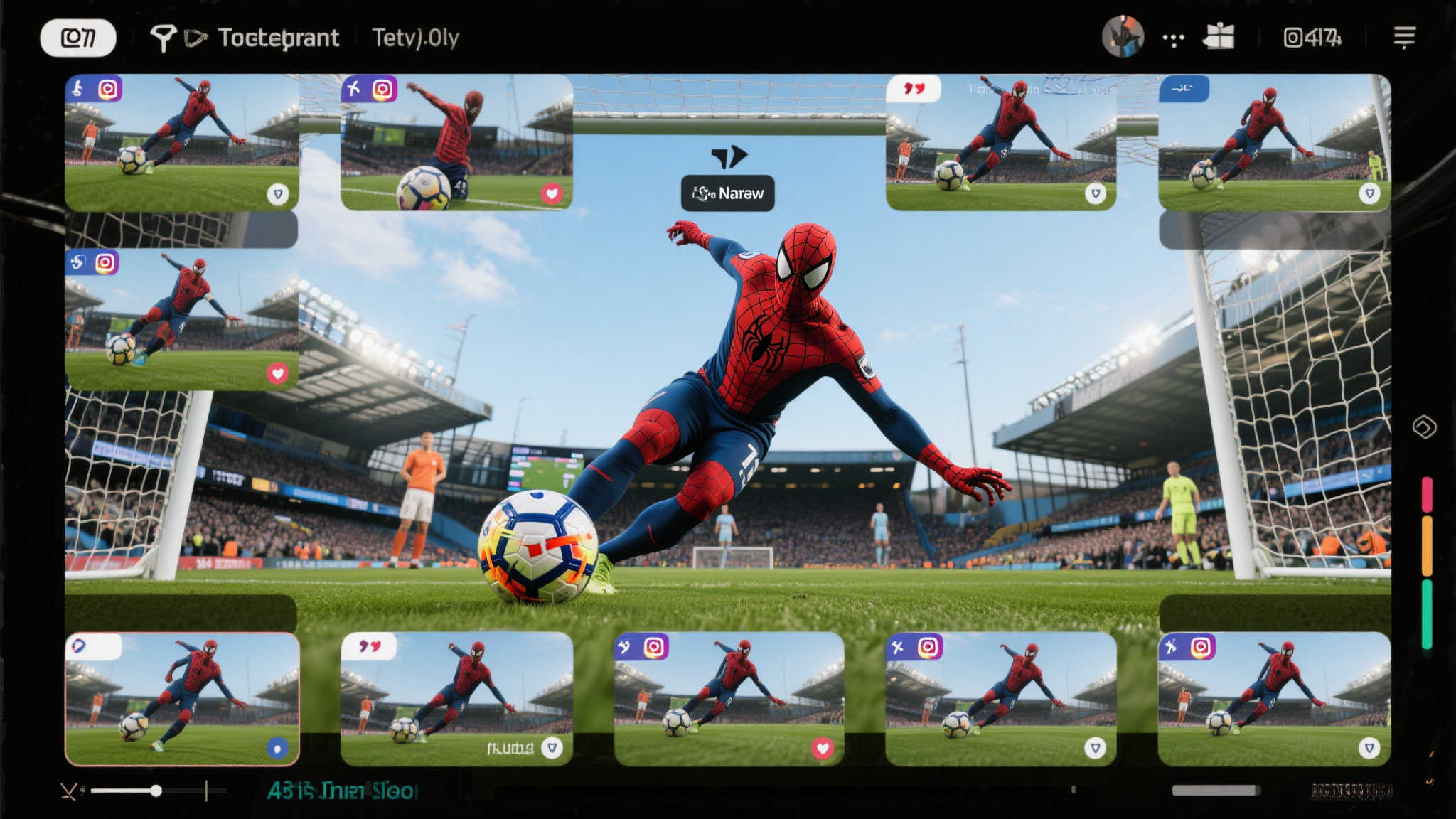 绝妙一击！多视角直击小蜘蛛对阵贝蒂斯的神奇任意球！